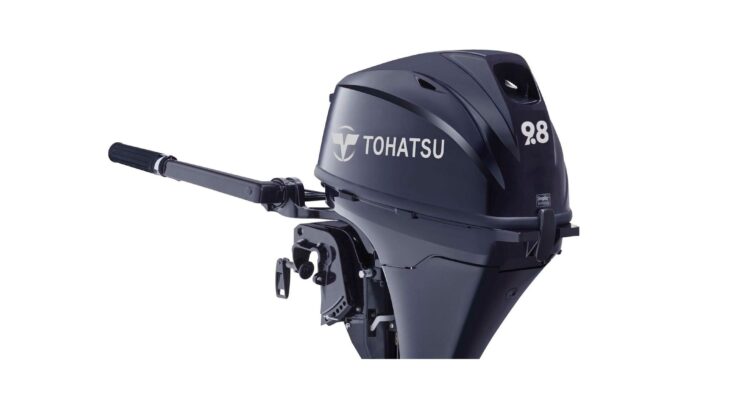 Лодочные моторы тохатсу купить 2 тактный. Лодочный мотор Tohatsu 9.8. Tohatsu MFS 9.8 BS. Лодочный мотор Tohatsu MFS9.8B S. Лодочный мотор Тохатсу 9.9.