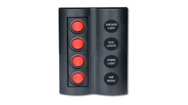 4’lü BFY Marin Sigortalı Ve Işıklı Switch Panel