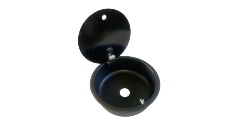 UNİVERCAL CAM KAPAKLI YUVARLAK EVYE