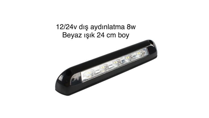 DIŞ AYDINLATMA 12-24V SİYAH