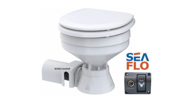 SEAFL0 ELEKTRİKLİ TUVALET 12V BÜYÜK TAŞ