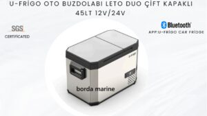 45 LT U-FRİGO OTO BUZDOLABI ÇİFT KAPAKLI 12V/24V