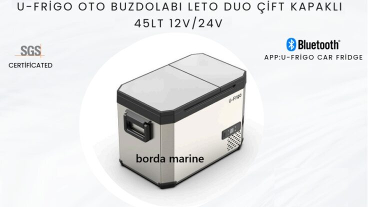 45 LT U-FRİGO OTO BUZDOLABI ÇİFT KAPAKLI 12V/24V