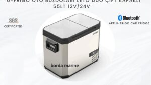 55 LT U-FRİGO OTO BUZDOLABI ÇİFT KAPAKLI 12V/24V