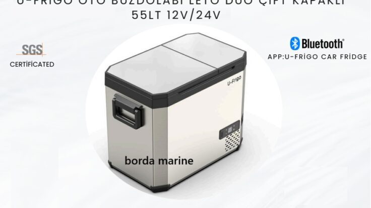 55 LT U-FRİGO OTO BUZDOLABI ÇİFT KAPAKLI 12V/24V